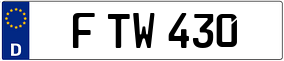 Truck License Plate